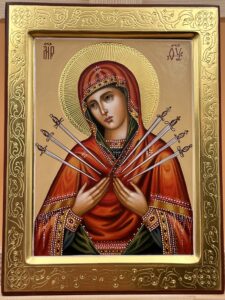 Богородица «Семистрельная» Образец 15 Черкесск