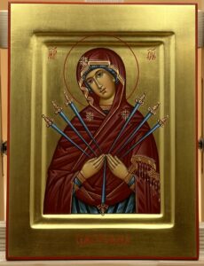 Богородица «Семистрельная» Образец 16 Черкесск