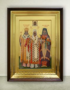 Икона «Алексий, Лука, Иоанн, святители» Черкесск