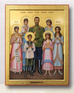 Икона «Царственные страстотерпцы (Царская семья)» Черкесск