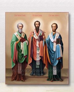 Икона «Василий Великий, Григорий Богослов и Иоанн Златоуст» Черкесск